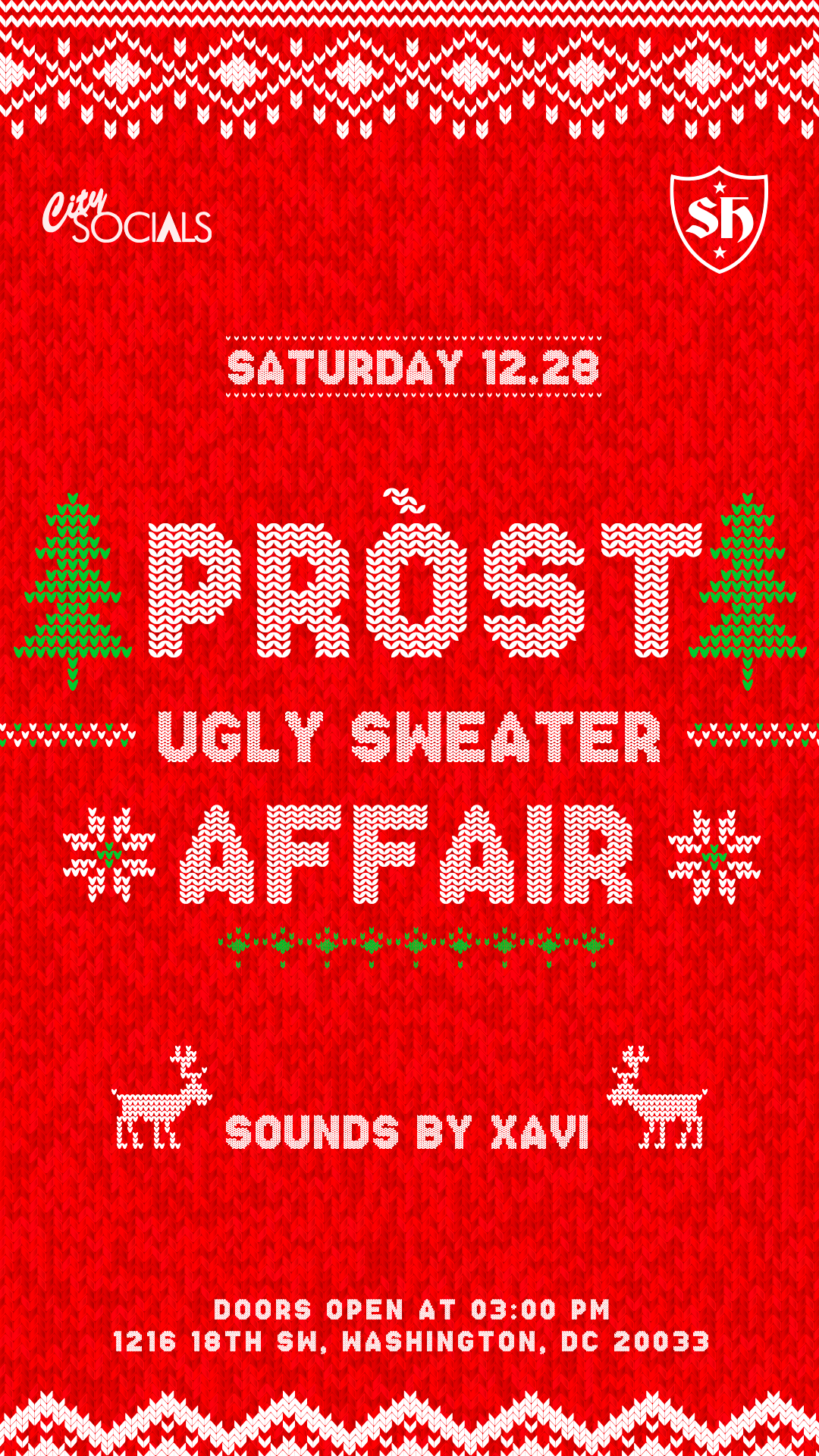 Pròst Ugly Sweater Affair